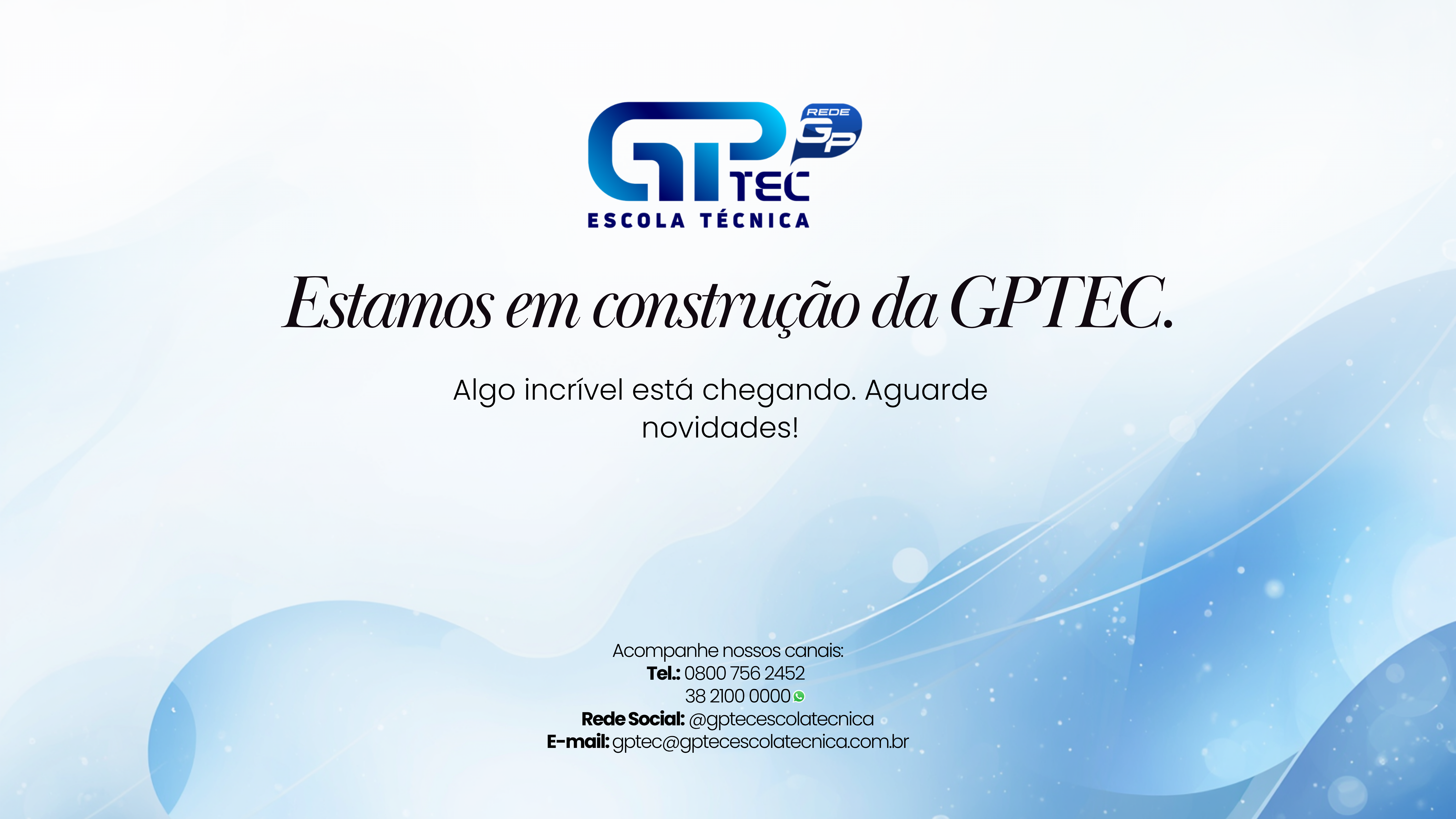 Estamos em construção - GPTEC